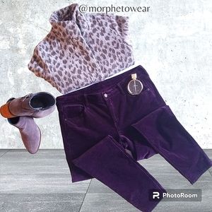 Velvet Eggplant Rockstar Old Navy skinny jeans excellent condition 12